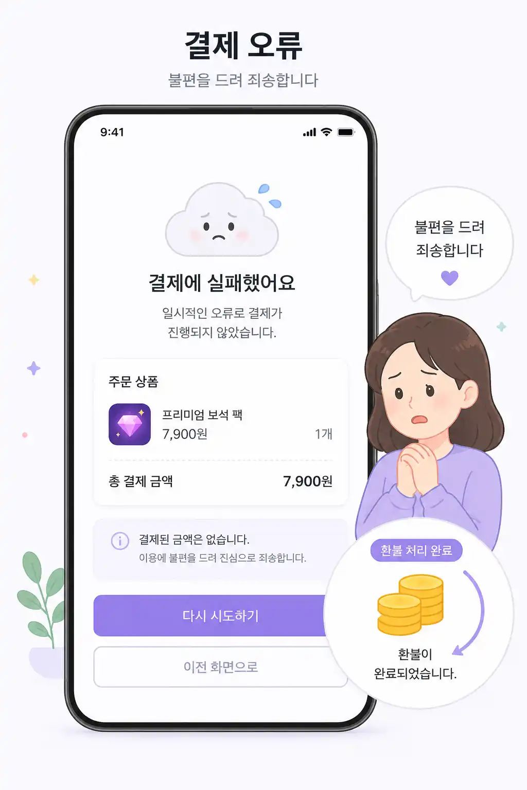콘텐츠 정보 이용료 상황별